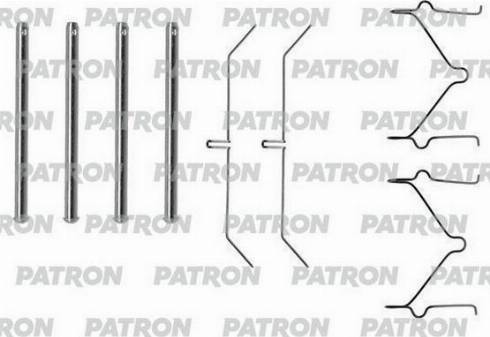 Patron PSRK1047 - Комплект принадлежности, дискови накладки vvparts.bg