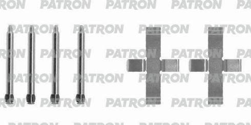 Patron PSRK1011 - Комплект принадлежности, дискови накладки vvparts.bg
