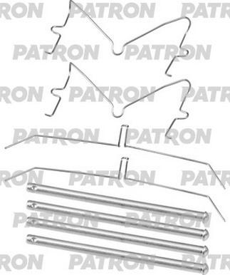 Patron PSRK1361 - Комплект принадлежности, дискови накладки vvparts.bg