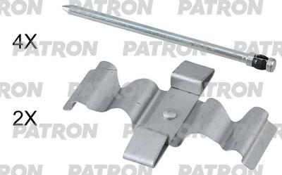 Patron PSRK1300 - Комплект принадлежности, дискови накладки vvparts.bg