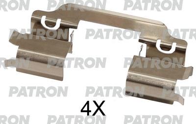 Patron PSRK1249 - Комплект принадлежности, дискови накладки vvparts.bg