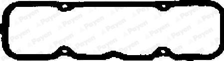 Payen JN068 - Гарнитура, капак на цилиндрова глава vvparts.bg