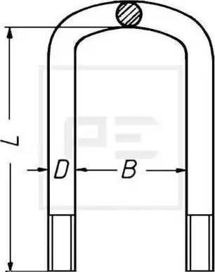 PE Automotive 035.199-00A - Скоба за пружина vvparts.bg