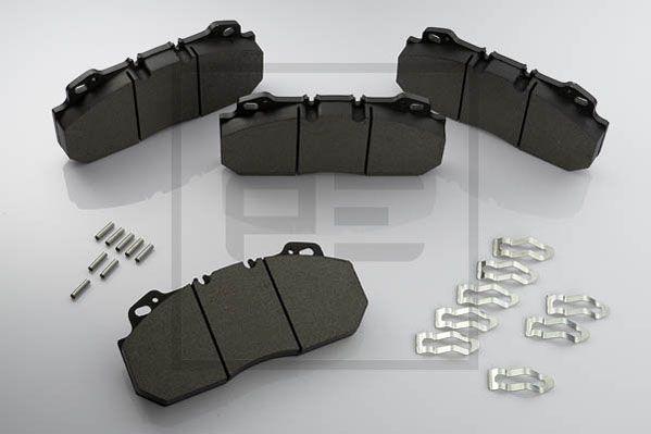 PE Automotive 086.304-00A - Комплект спирачно феродо, дискови спирачки vvparts.bg