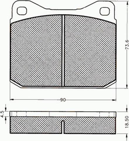 Pex 7180 - Комплект спирачно феродо, дискови спирачки vvparts.bg