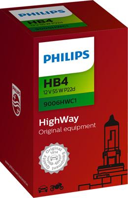 PHILIPS 9006HWC1 - Крушка с нагреваема жичка, фар за дълги светлини vvparts.bg