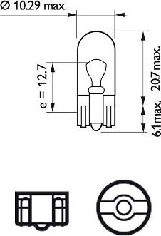 PHILIPS 13961CP - Крушка с нагреваема жичка, мигачи vvparts.bg