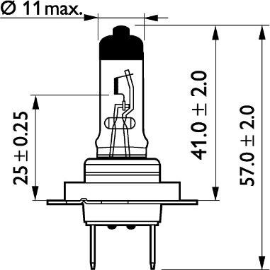 PHILIPS 13972HWC1 - Крушка с нагреваема жичка, фар за дълги светлини vvparts.bg