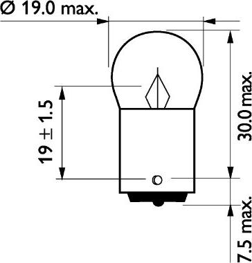 PHILIPS 13821CP - Крушка с нагреваема жичка, мигачи vvparts.bg