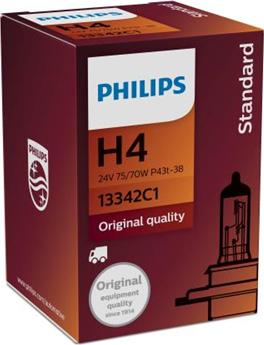 PHILIPS 13342C1 - Крушка с нагреваема жичка, фар за дълги светлини vvparts.bg