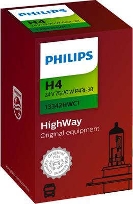 PHILIPS 13342HWC1 - Крушка с нагреваема жичка, фар за дълги светлини vvparts.bg