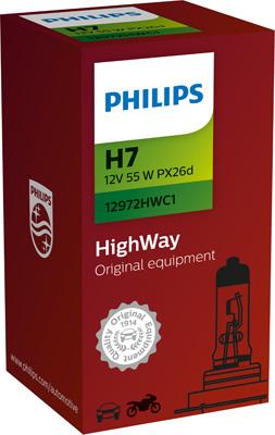 PHILIPS 12972HWC1 - Крушка с нагреваема жичка, фар за дълги светлини vvparts.bg
