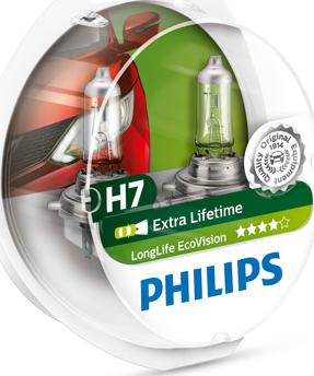 PHILIPS 12972LLECOS2 - Крушка с нагреваема жичка, фар за дълги светлини vvparts.bg