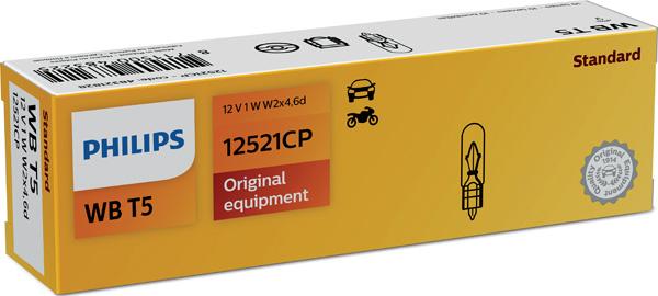 PHILIPS 12521CP - Крушка с нагреваема жичка, светлини купе vvparts.bg