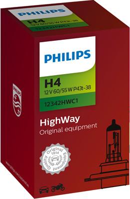 PHILIPS 12342HWC1 - Крушка с нагреваема жичка, фар за дълги светлини vvparts.bg