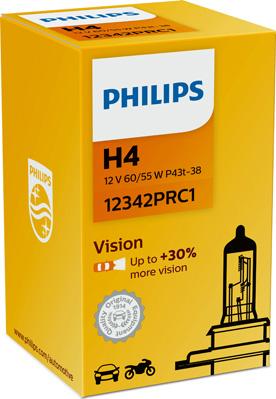 PHILIPS 12342PRC1 - Крушка с нагреваема жичка, фар за дълги светлини vvparts.bg