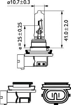 PHILIPS 12361B1 - Крушка с нагреваема жичка, фар за дълги светлини vvparts.bg