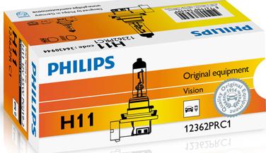 PHILIPS 12362PRC1 - Крушка с нагреваема жичка, фар за дълги светлини vvparts.bg