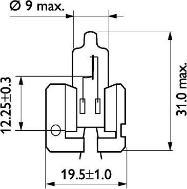 PHILIPS 12311 - Крушка с нагреваема жичка, фар за мъгла vvparts.bg