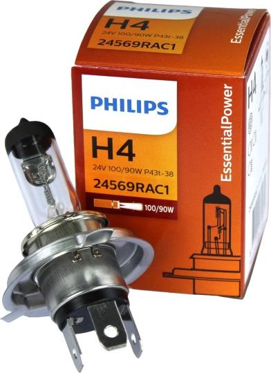 PHILIPS 24569RAC1 - Крушка с нагреваема жичка, фар за дълги светлини vvparts.bg