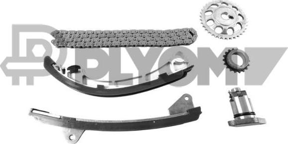 PLYOM P752069 - Комплект ангренажна верига vvparts.bg