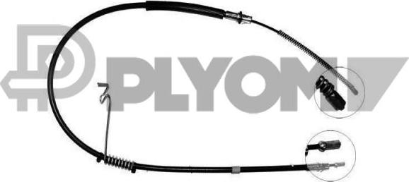 PLYOM P760154 - Жило, ръчна спирачка vvparts.bg