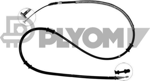 PLYOM P761034 - Жило, ръчна спирачка vvparts.bg