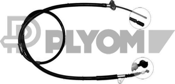 PLYOM P762750 - Жило, ръчна спирачка vvparts.bg