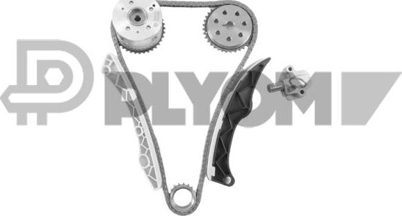 PLYOM P772248 - Комплект ангренажна верига vvparts.bg