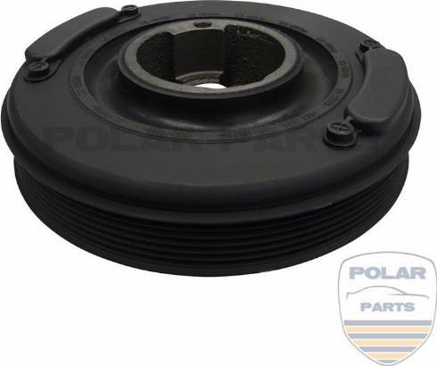 PolarParts 10004460 - Ремъчна шайба, колянов вал vvparts.bg