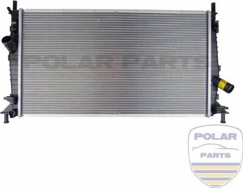 PolarParts 10003517 - Радиатор, охлаждане на двигателя vvparts.bg