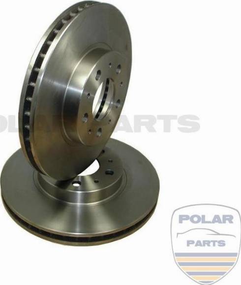 PolarParts 10002107 - Спирачен диск vvparts.bg