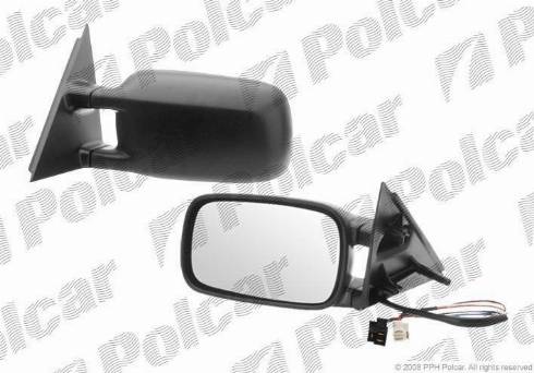 Polcar 9546514M - Стъкло на огледало, външно огледало vvparts.bg