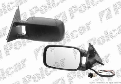Polcar 9546515M - Стъкло на огледало, външно огледало vvparts.bg