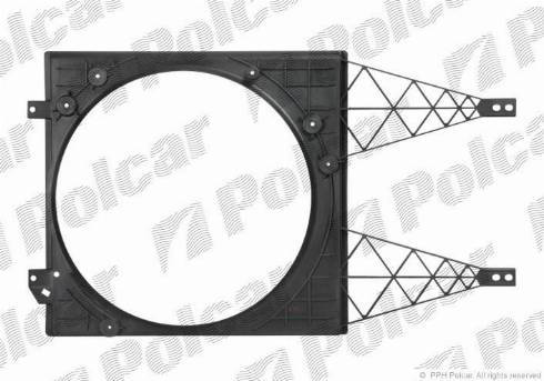 Polcar 954123-5Q - Вентилатор, охлаждане на двигателя vvparts.bg