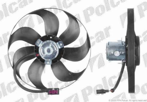 Polcar 954123U2 - Вентилатор, охлаждане на двигателя vvparts.bg