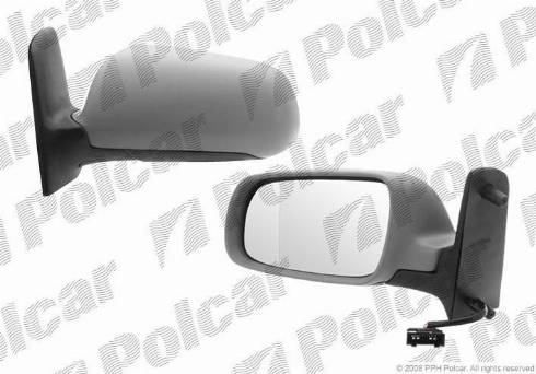 Polcar 9551515M - Външно огледало vvparts.bg