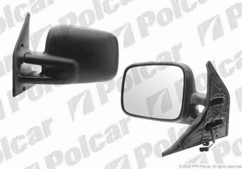 Polcar 9566513M - Външно огледало vvparts.bg