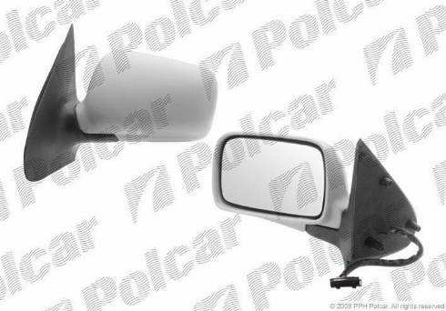 Polcar 9524516M - Външно огледало vvparts.bg