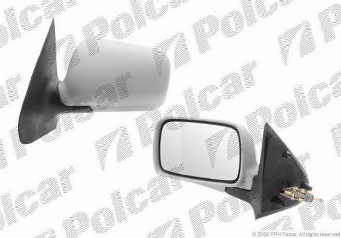 Polcar 9524512M - Външно огледало vvparts.bg