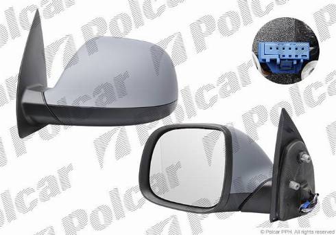 Polcar 95P1513M - Външно огледало vvparts.bg