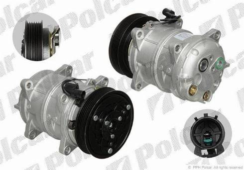 Polcar 9040KS-2 - Компресор, климатизация vvparts.bg