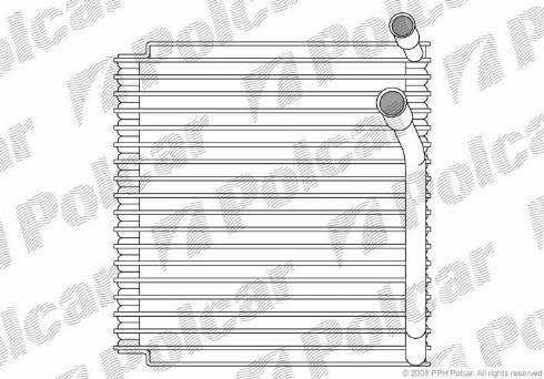 Polcar 9085P8-1 - Изпарител, климатична система vvparts.bg