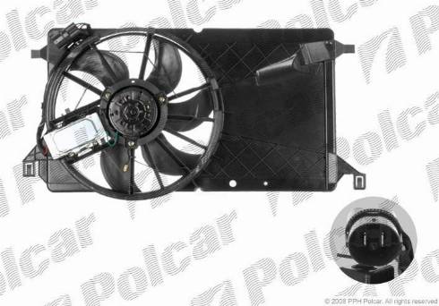 Polcar 454123W2 - Вентилатор, охлаждане на двигателя vvparts.bg