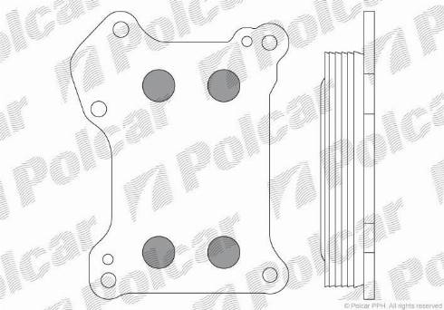 Polcar 5556L8-1 - Маслен радиатор, двигателно масло vvparts.bg