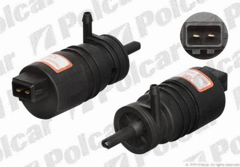 Polcar 5508PS-1 - Водна помпа за миещо устр., почистване на стъклата vvparts.bg