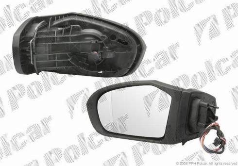 Polcar 5006516M - Външно огледало vvparts.bg