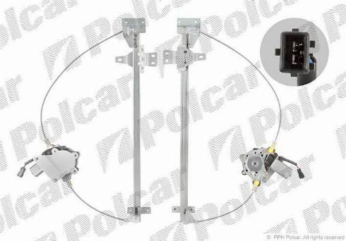 Polcar 5012PSE2 - Стъклоподемник vvparts.bg