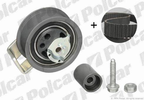 Polcar 530017610 - Комплект ангренажен ремък vvparts.bg