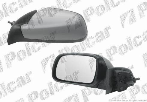 Polcar 5710512M - Външно огледало vvparts.bg